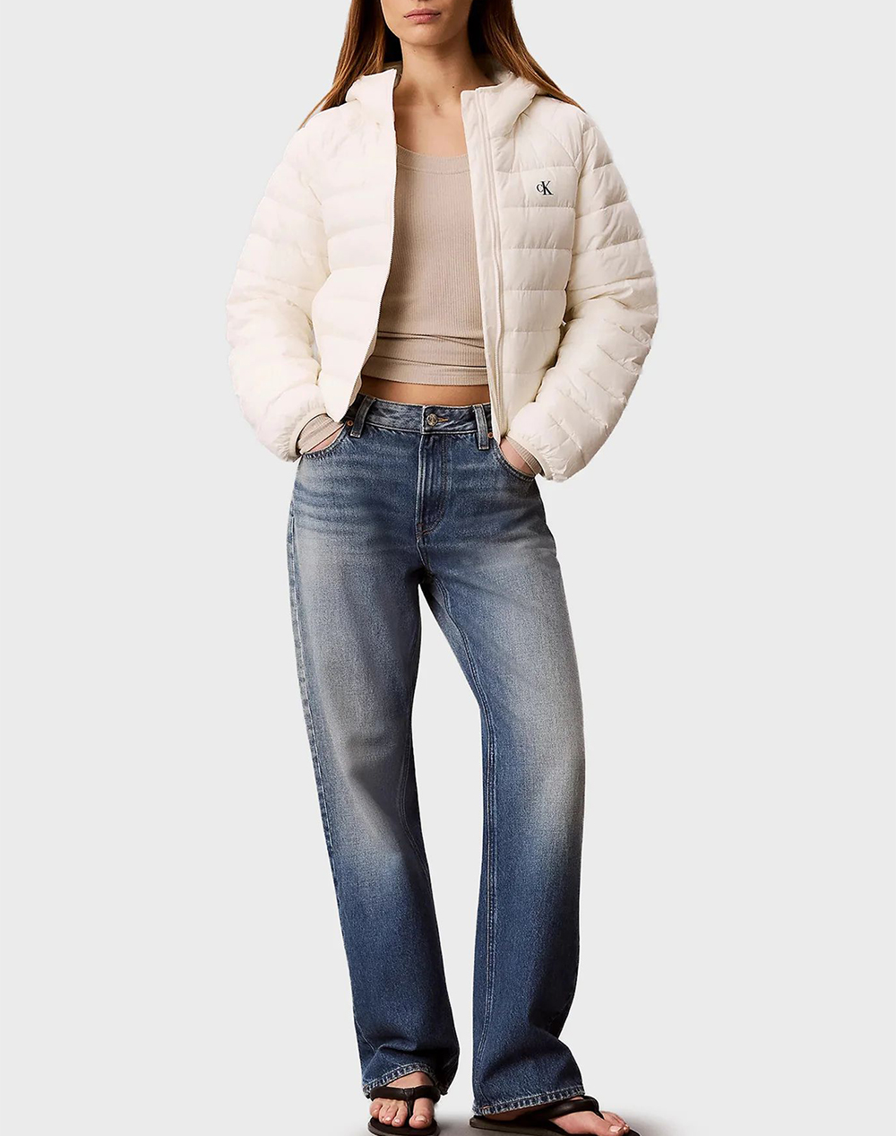 CALVIN KLEIN JEANS ULW SHORT CK PACKABLE PUFFER JAC