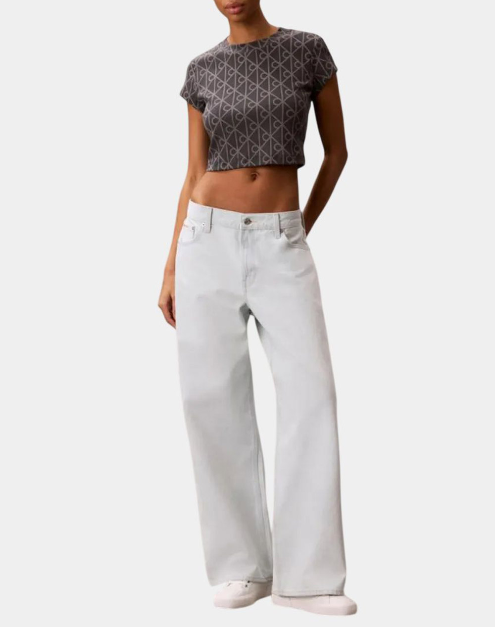 CALVIN KLEIN JEANS A- MONOLOGO BABY TEE
