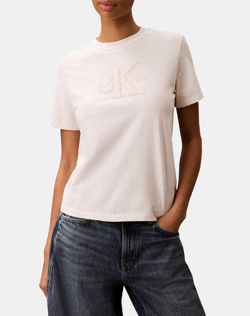 CALVIN KLEIN JEANS SS BABY TERRY HERO MONOLOGO TEE