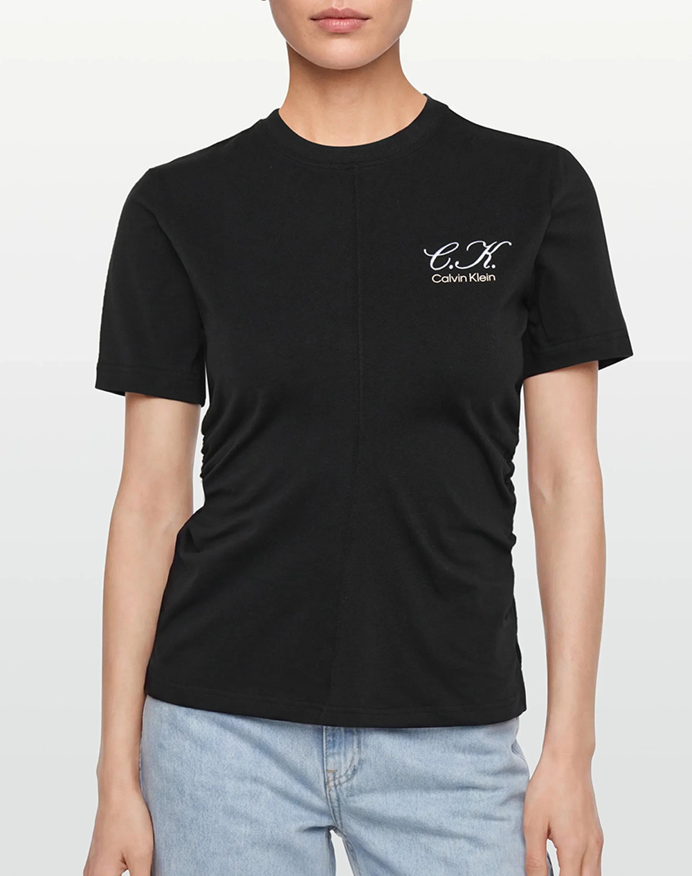 CALVIN KLEIN JEANS SS SLIM LOGO INITIAL TEE