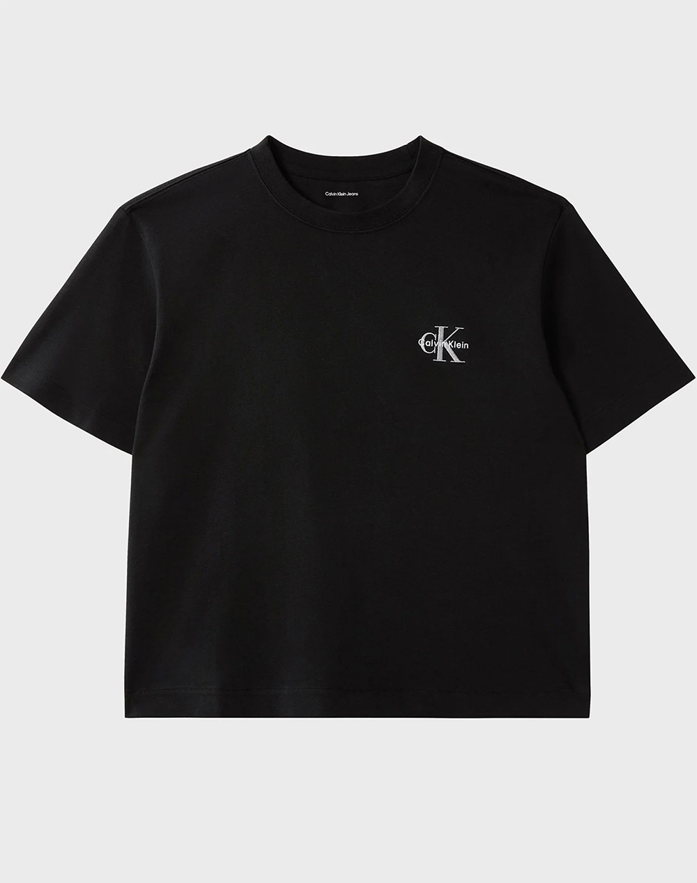 CALVIN KLEIN JEANS SS BOXY LEFT CHEST MONOLOGO TEE
