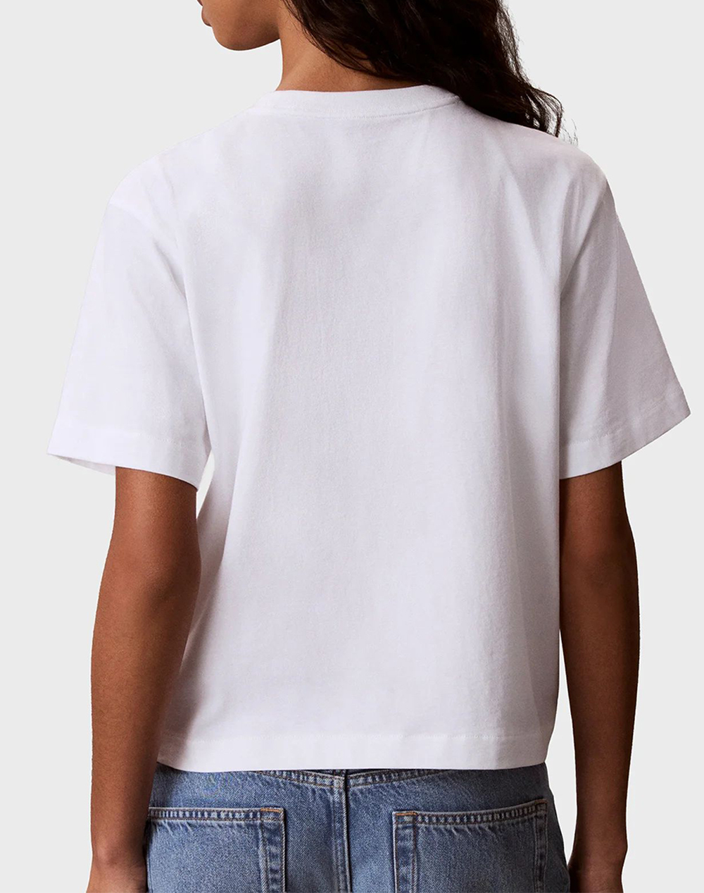 CALVIN KLEIN JEANS SS BOXY LEFT CHEST MONOLOGO TEE