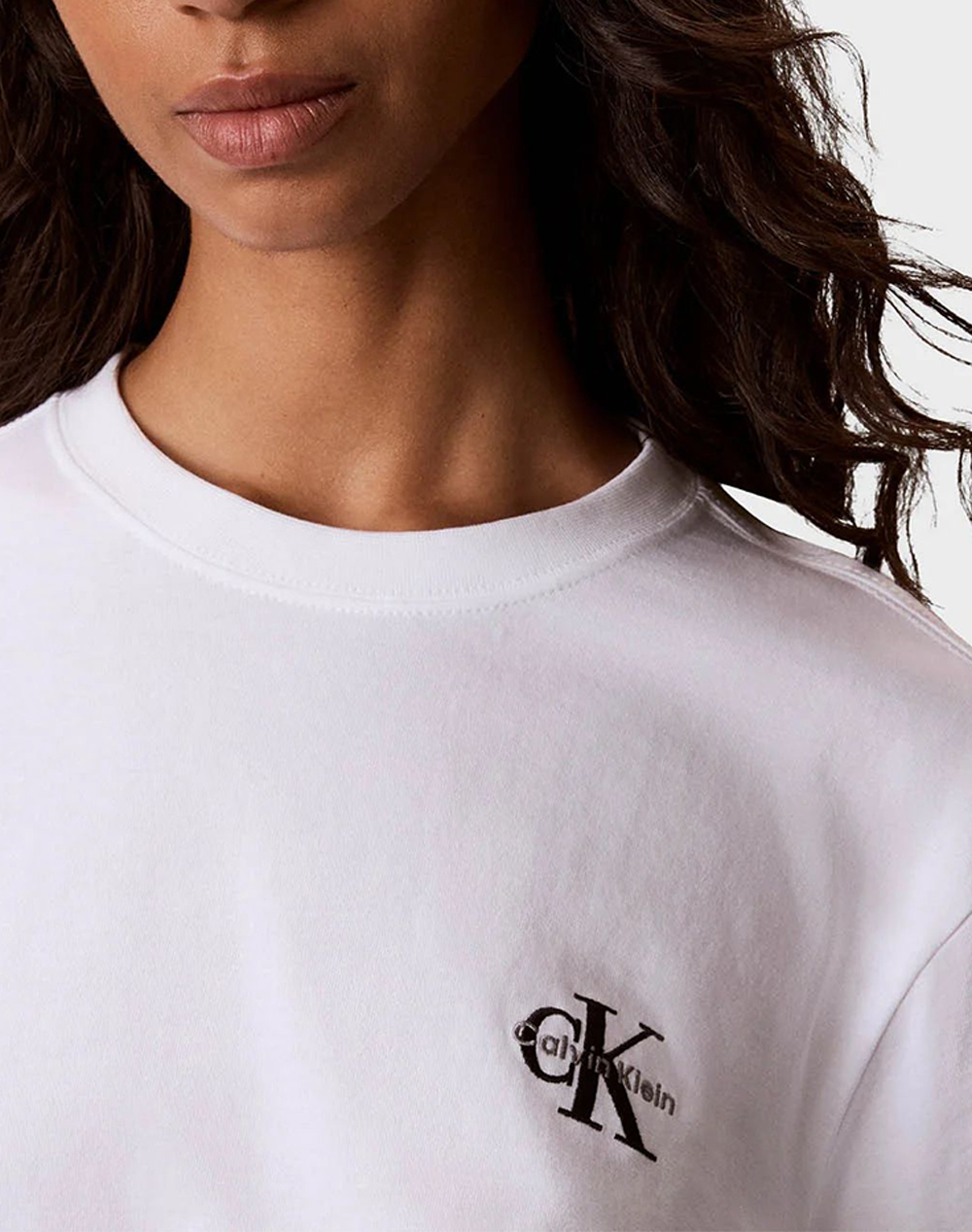 CALVIN KLEIN JEANS SS BOXY LEFT CHEST MONOLOGO TEE