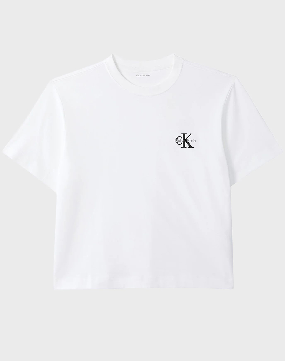 CALVIN KLEIN JEANS SS BOXY LEFT CHEST MONOLOGO TEE