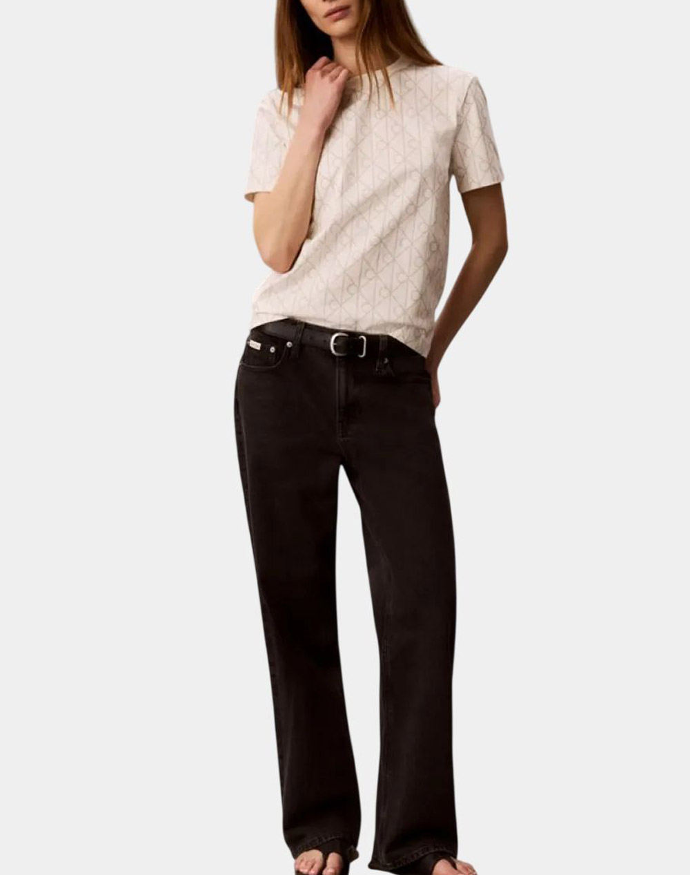 CALVIN KLEIN JEANS SS CLASSIC SEASONAL AOP TEE