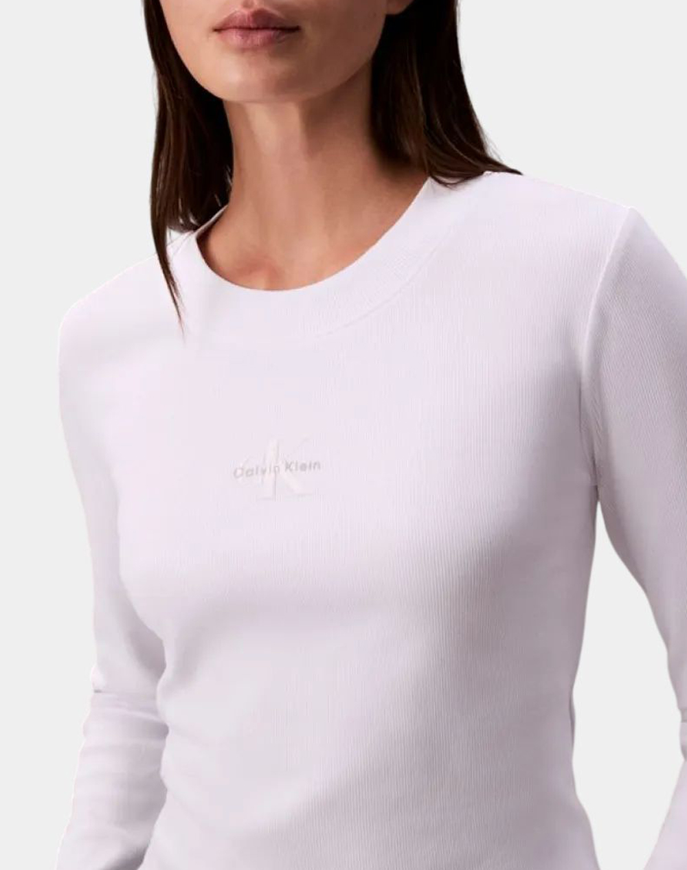 CALVIN KLEIN JEANS A- LS MONOGRAM BABY TEE