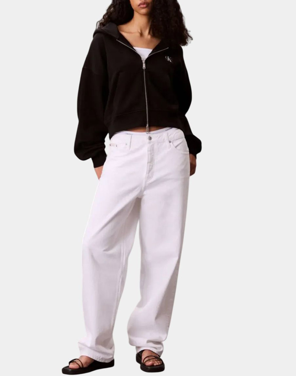 CALVIN KLEIN JEANS A- FRNCH TRRY BDG LG