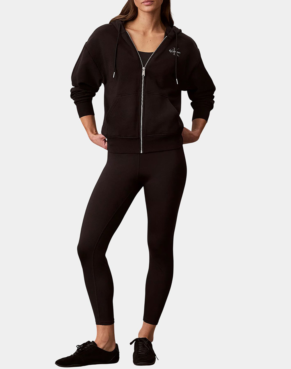 CALVIN KLEIN JEANS MONOLOGO FRENCH TERRY FZ BF HOOD