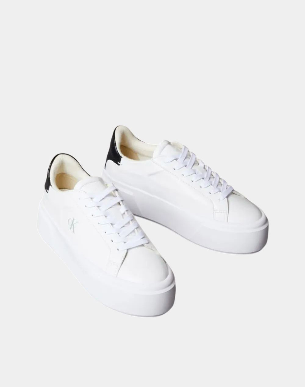 CALVIN KLEIN JEANS FLATFORM LACE UP LTH MG