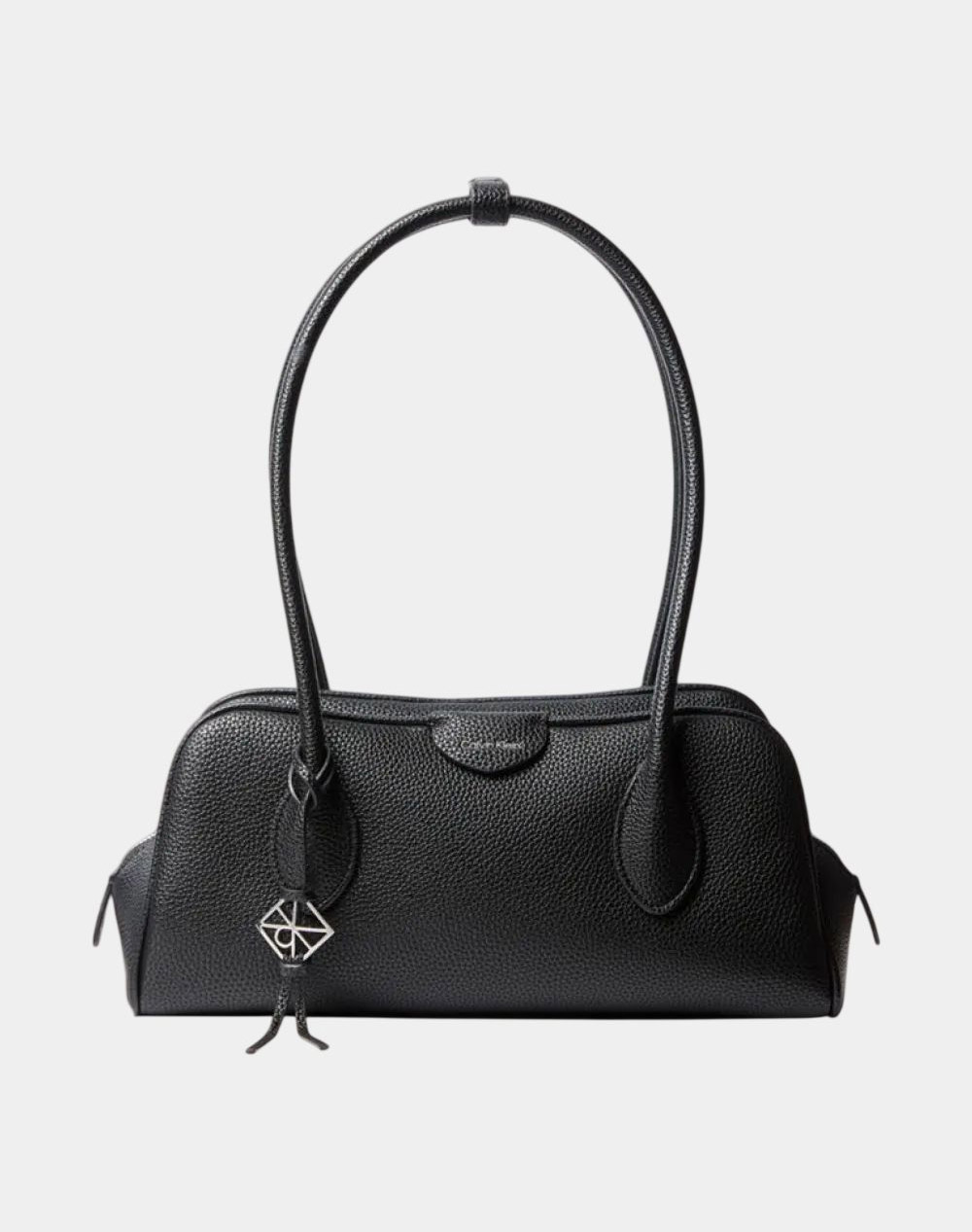 CALVIN KLEIN JEANS EMBLEM TRIO PEBBLE SHOULDER BAG