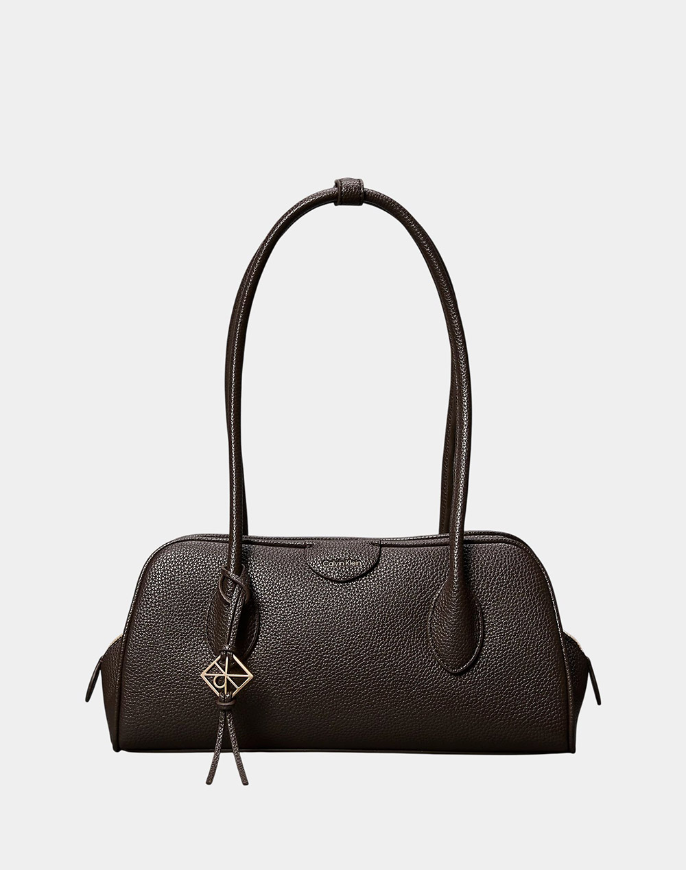 CALVIN KLEIN JEANS EMBLEM TRIO PEBBLE SHOULDER BAG