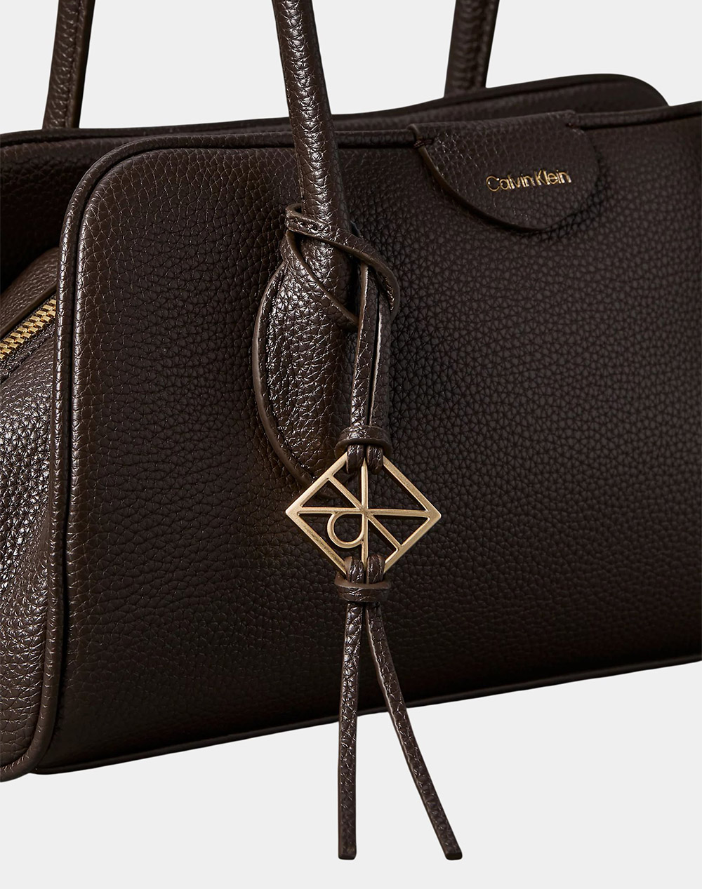CALVIN KLEIN JEANS EMBLEM TRIO PEBBLE SHOULDER BAG