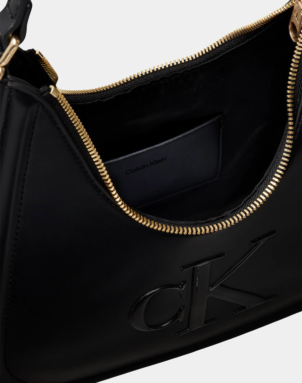 CALVIN KLEIN JEANS BOLD CK SMALL CRESCENT BAG