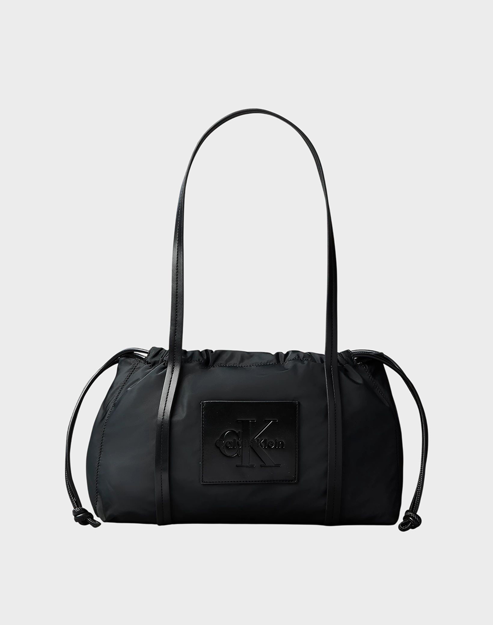 CALVIN KLEIN JEANS NYLON DRAWSTRING SATCHEL BAG