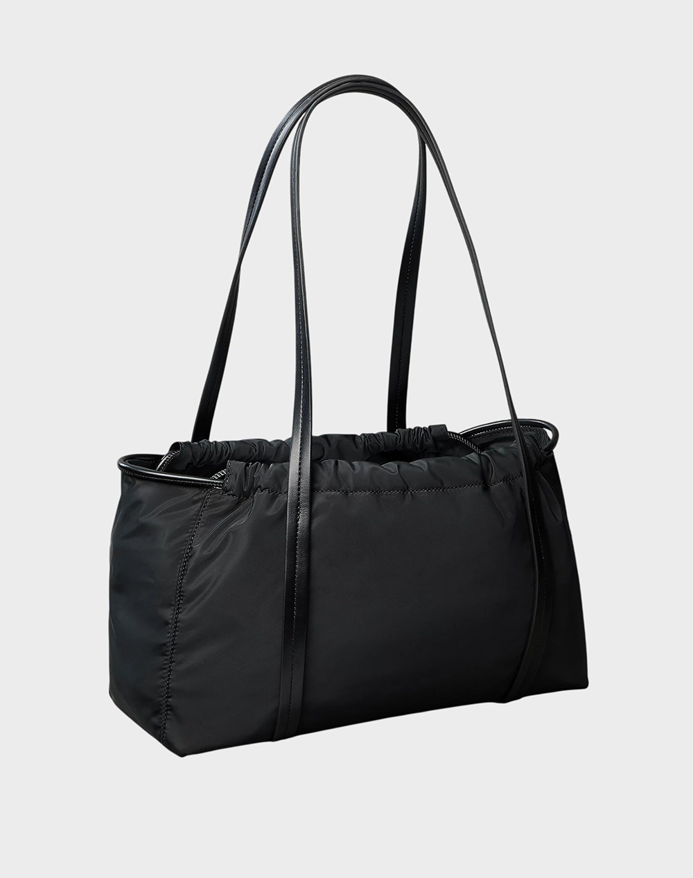 CALVIN KLEIN JEANS NYLON DRAWSTRING SATCHEL BAG