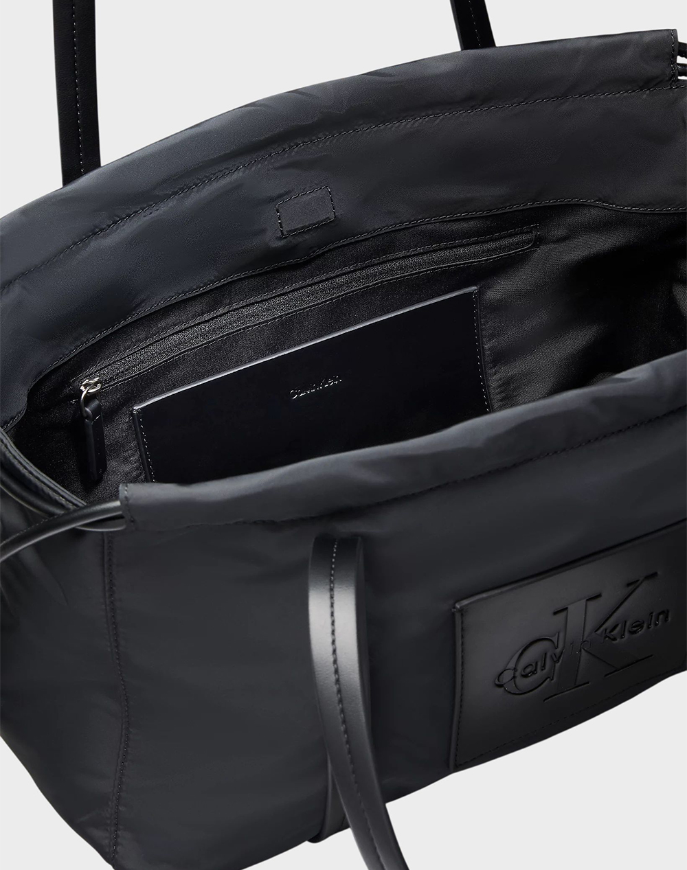 CALVIN KLEIN JEANS NYLON DRAWSTRING SATCHEL BAG