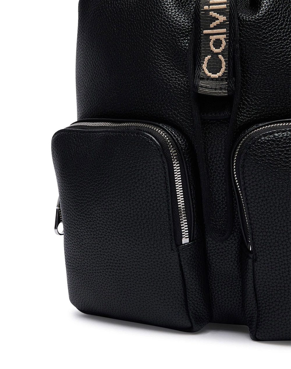 CALVIN KLEIN JEANS WEBBING STRAP FLAP BACKPACK