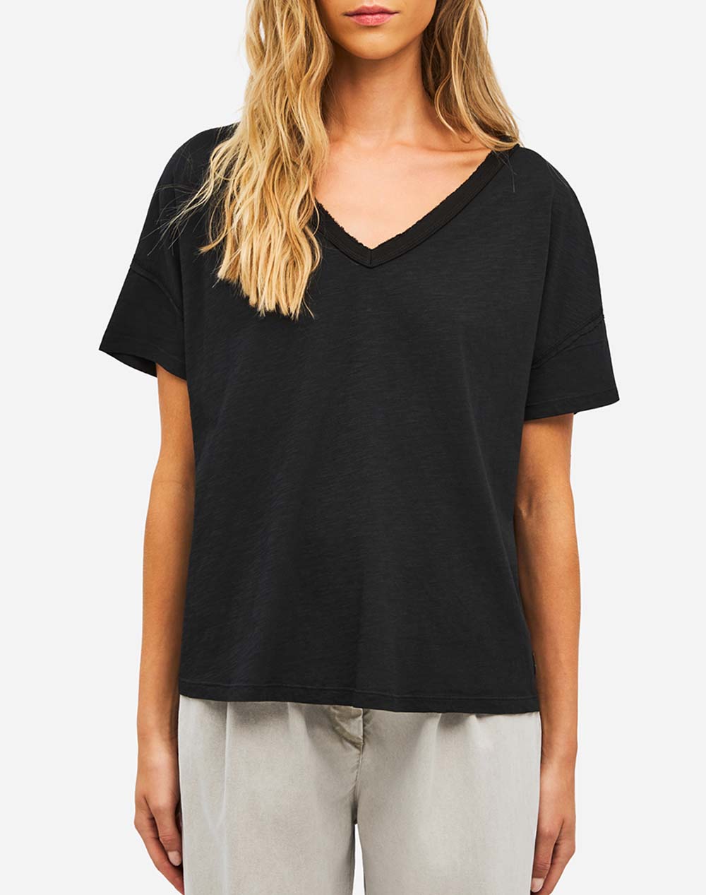 DIRTY LAUNDRY OVERSIZED V-NECK T-SHIRT