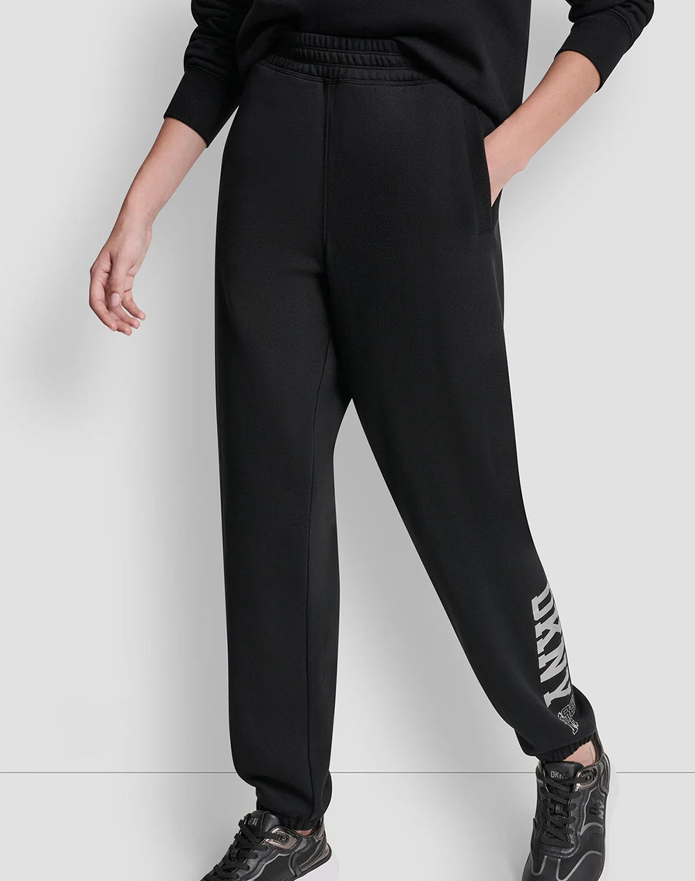 DKNY DP6P3863 LOGO СПОРТЕН ПАНТАЛОН DKNY