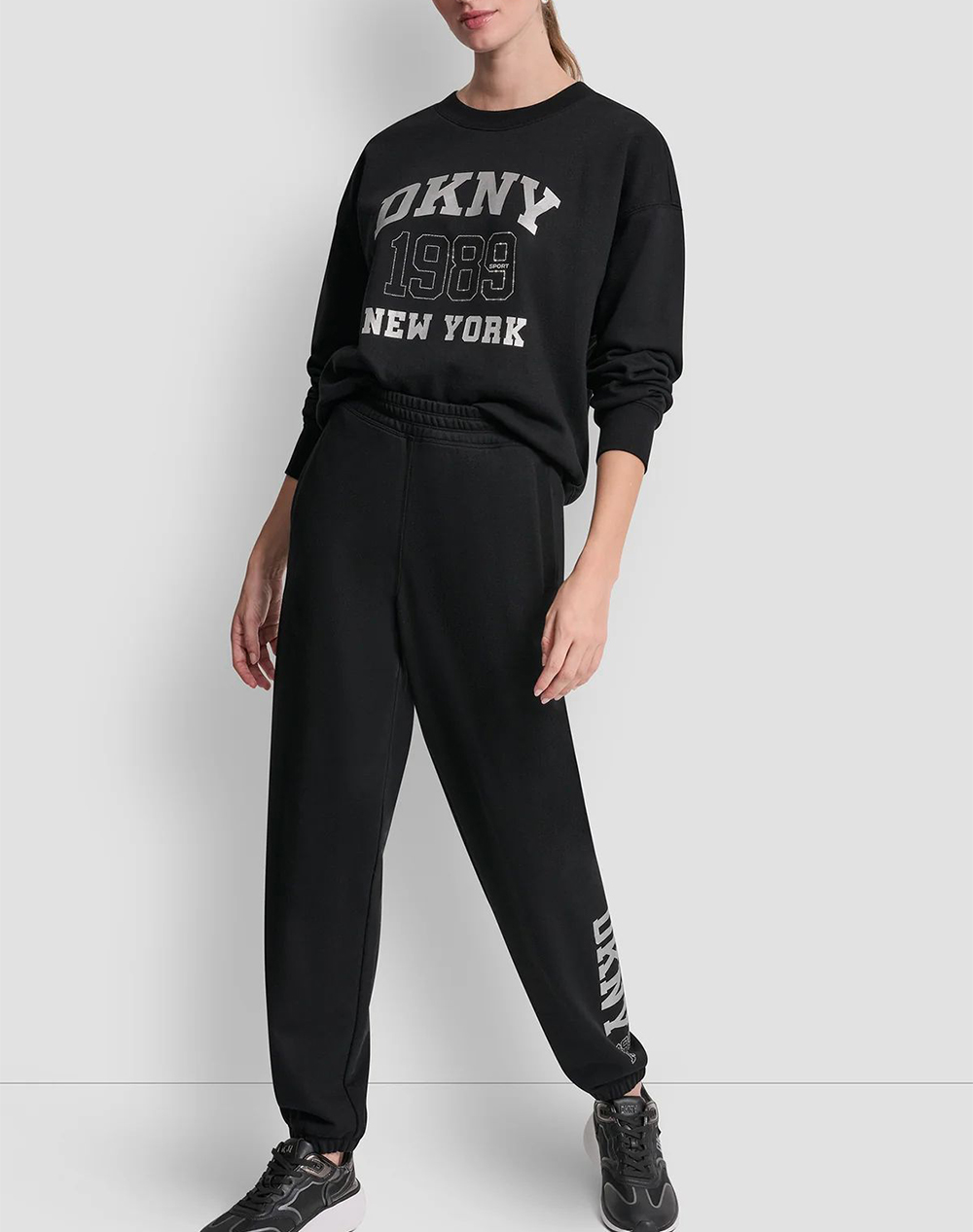 DKNY DP6P3863 LOGO СПОРТЕН ПАНТАЛОН DKNY
