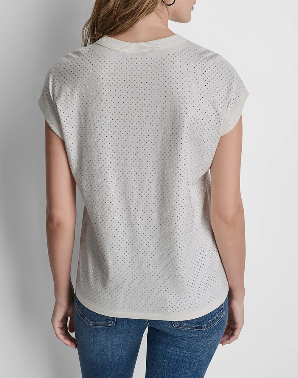 DKNY DJ6T1772 ТЕНИСКА С КЪС РЪКАВ DKNY