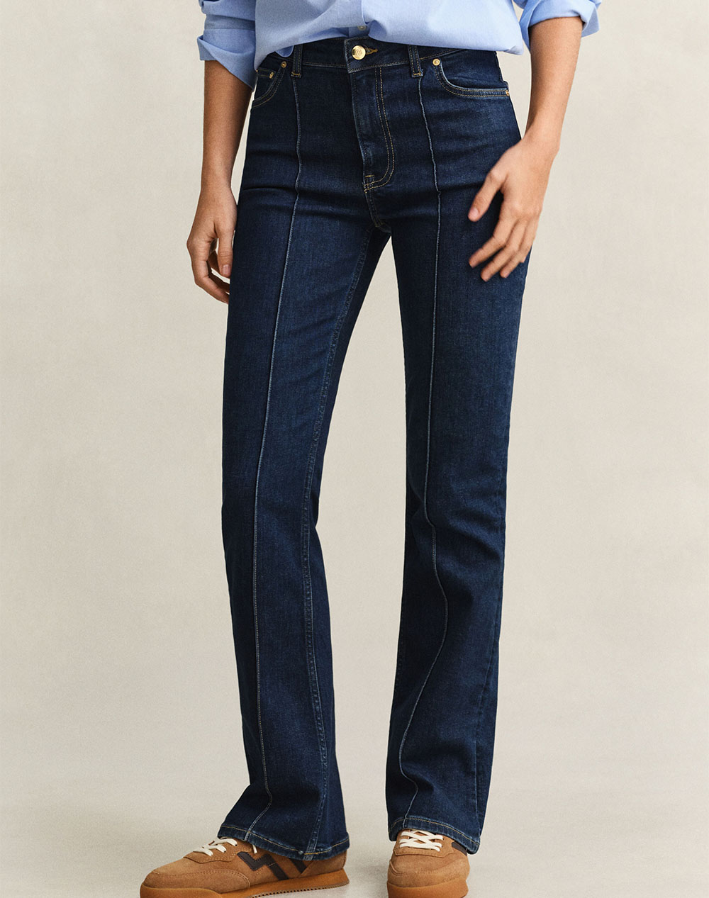 GANT ПАНТАЛОН SLIM FLARE PINTUCK JEANS