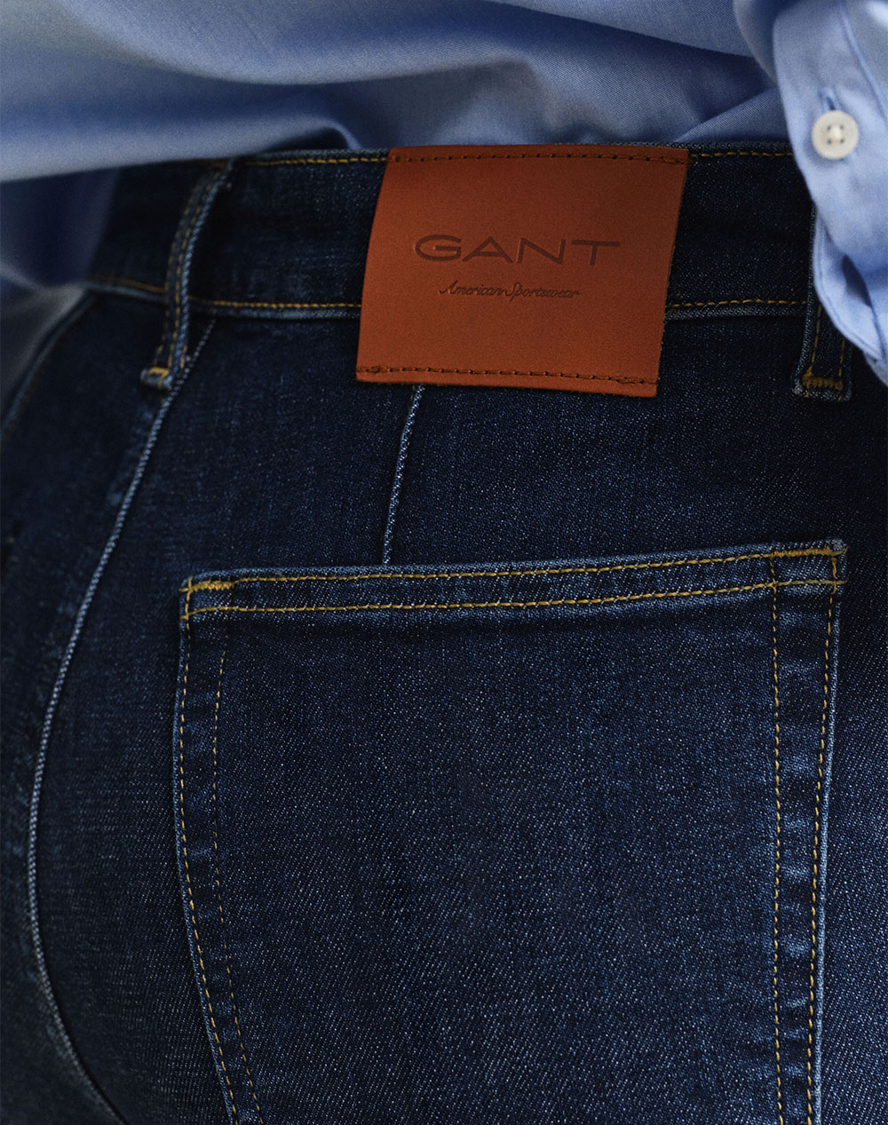 GANT ПАНТАЛОН SLIM FLARE PINTUCK JEANS