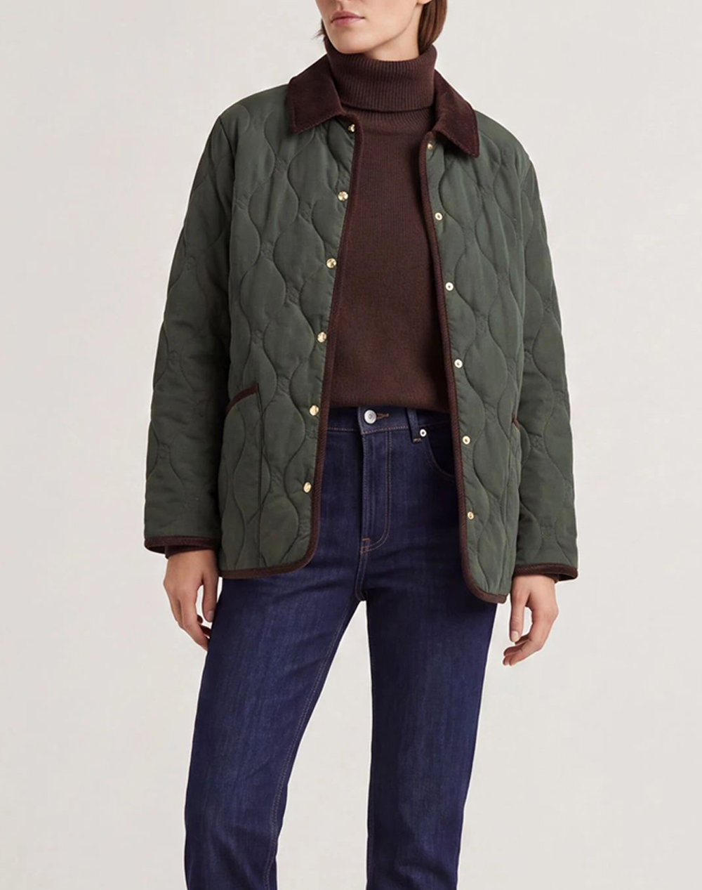 GANT ЯКЕ MONOGRAM QUILTED JACKET