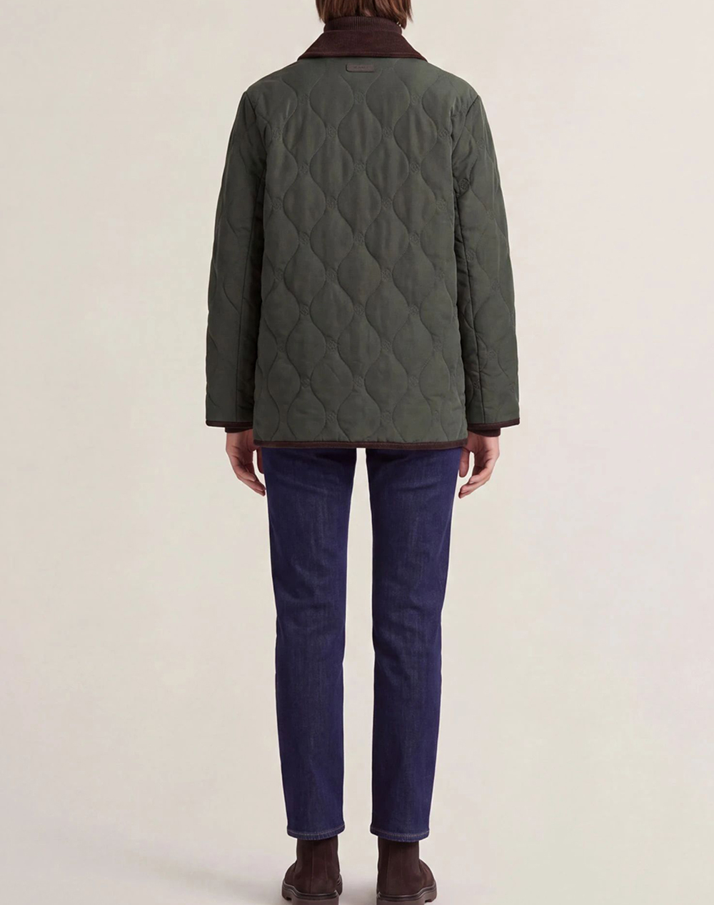 GANT ЯКЕ MONOGRAM QUILTED JACKET