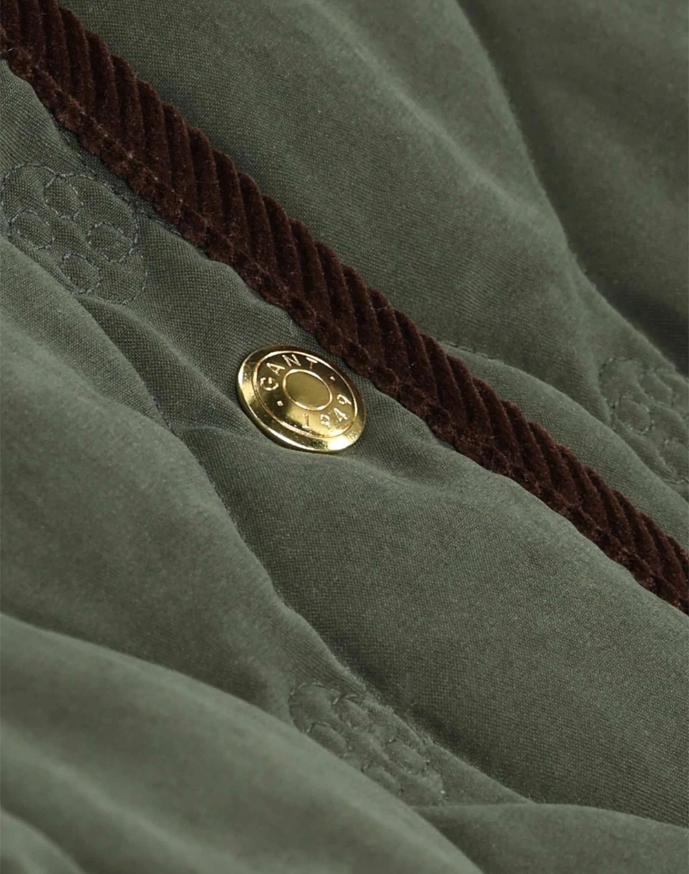GANT ЯКЕ MONOGRAM QUILTED JACKET