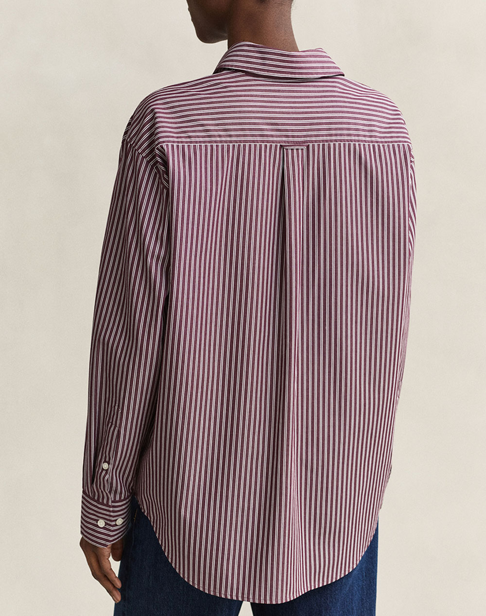 GANT РИЗА С ДЪЛЪГ РЪКАВ REL CLASSIC POPLIN STRIPE SHIRT