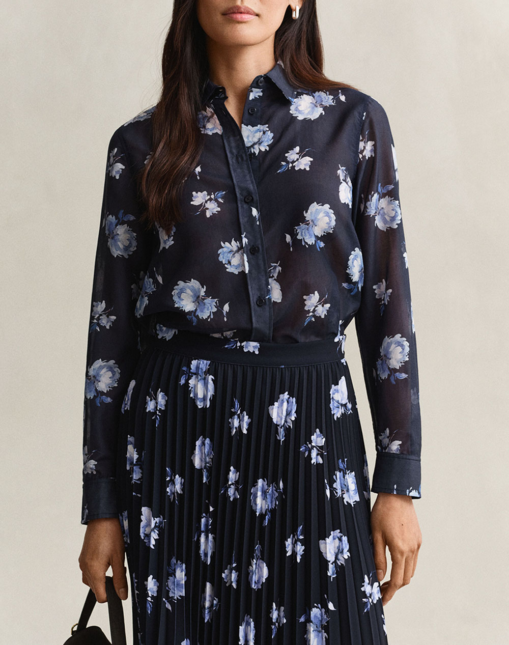 GANT РИЗА С ДЪЛЪГ РЪКАВ REG FLORAL PRINT CTN SILK LS SHIRT