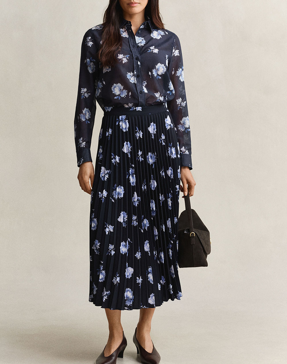 GANT РИЗА С ДЪЛЪГ РЪКАВ REG FLORAL PRINT CTN SILK LS SHIRT