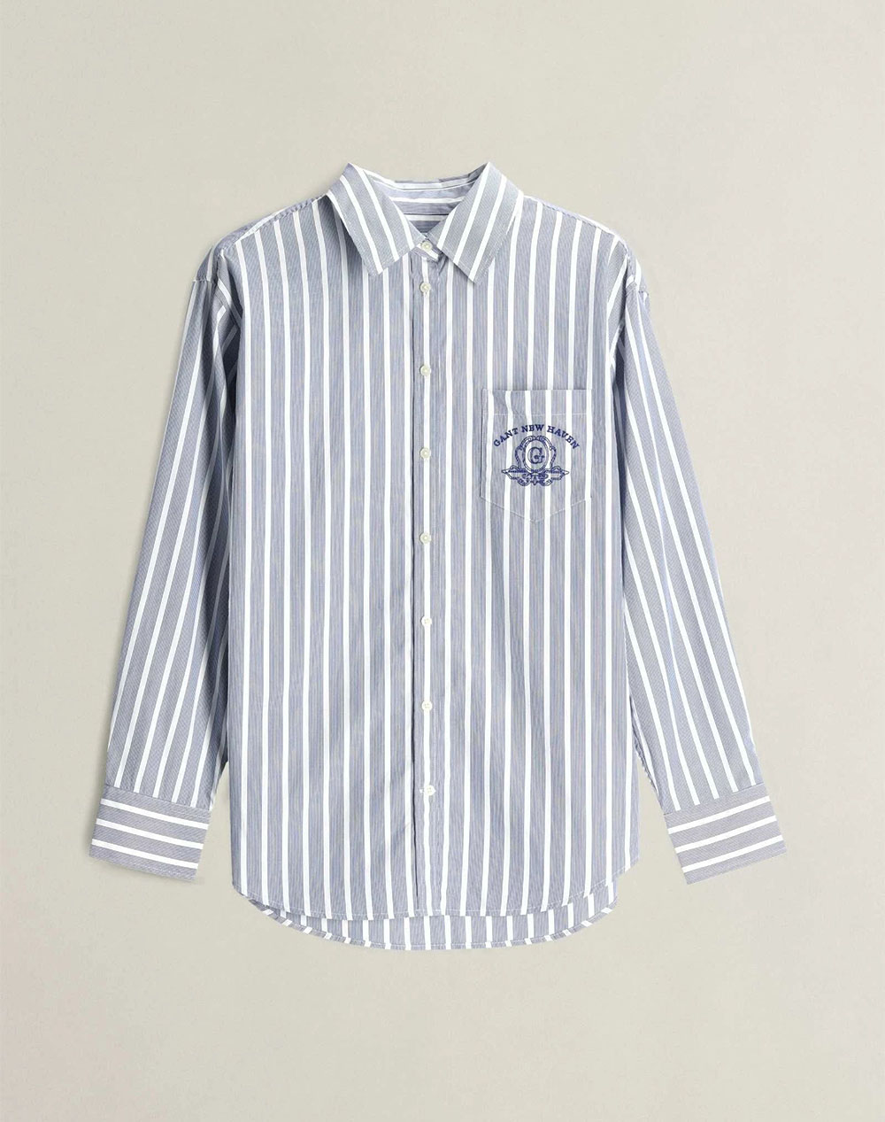 GANT РИЗА С ДЪЛЪГ РЪКАВ REL CLASSIC POPLIN GRAPHIC SHIRT