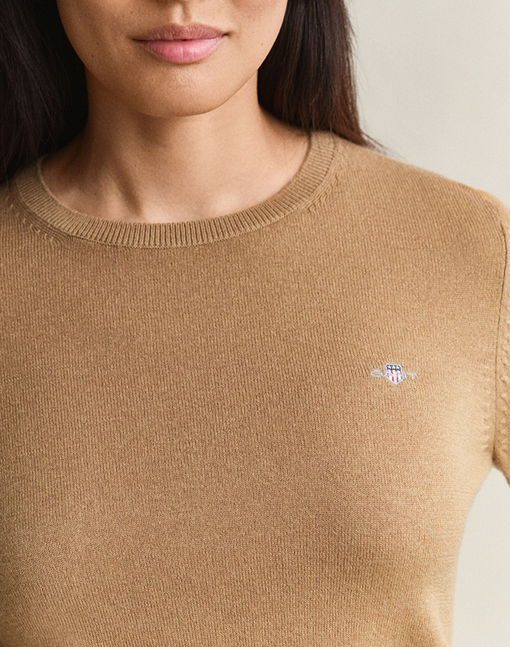 GANT ПУЛОВЕР С ДЪЛГИ РЪКАВИ WOOL COTTON C-NECK