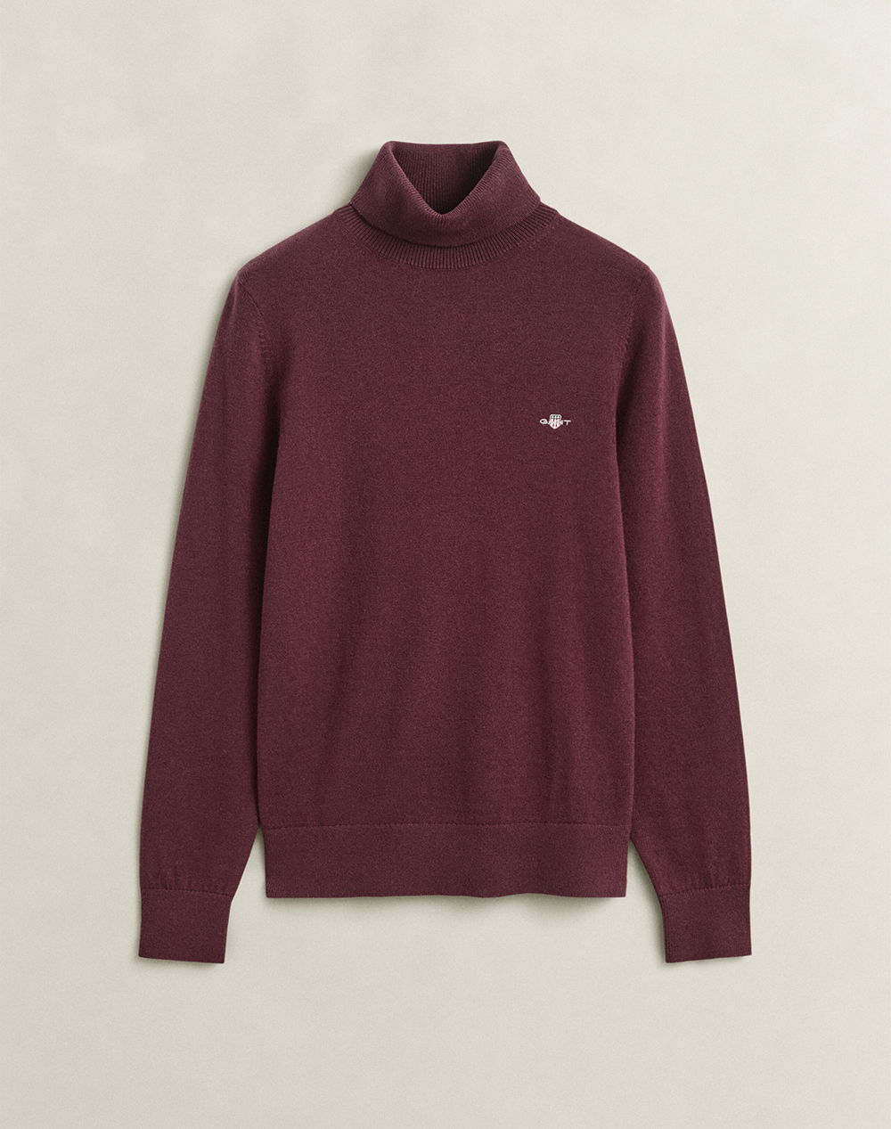 GANT ПУЛОВЕР С ДЪЛЪГ РЪКАВ WOOL COTTON TURTLENECK