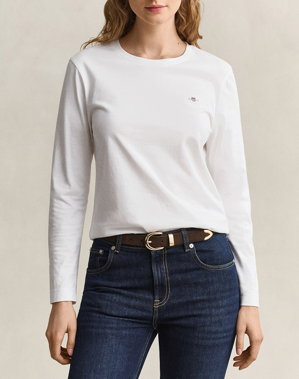 GANT БЛУЗА ΜΜ REG SHIELD LS T-SHIRT