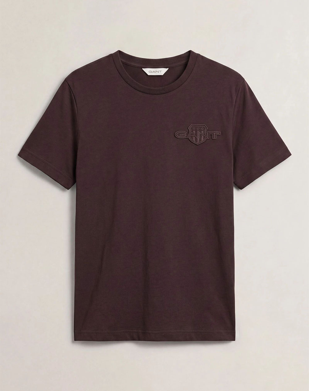 GANT БЛУЗА С КЪС РЪКАВ REG TONAL SHIELD SS T-SHIRT