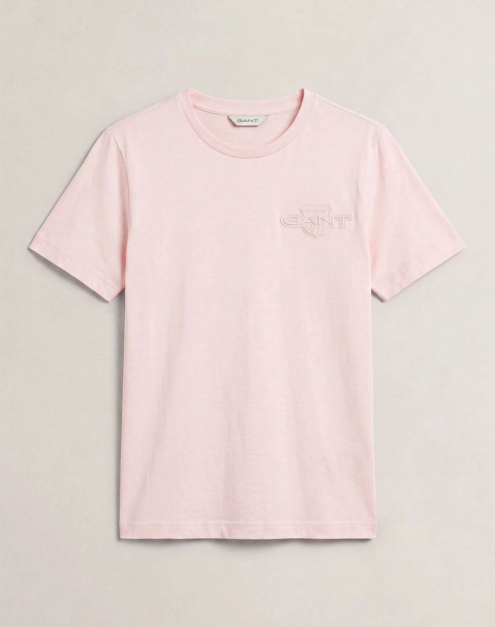 GANT БЛУЗА С КЪС РЪКАВ REG TONAL SHIELD SS T-SHIRT