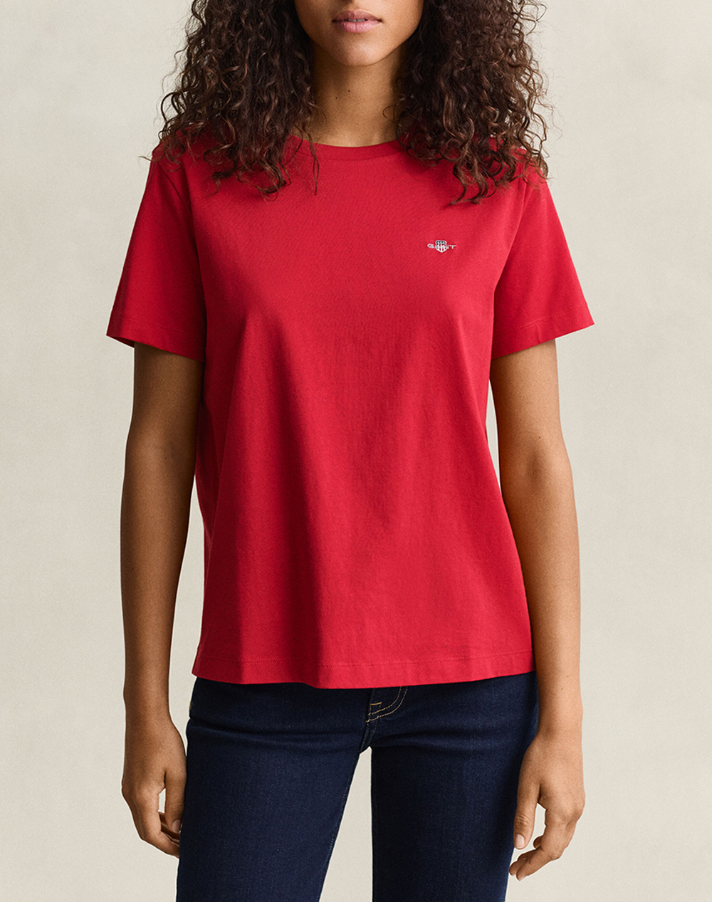 GANT БЛУЗА С КЪС РЪКАВ REG SHIELD SS T-SHIRT