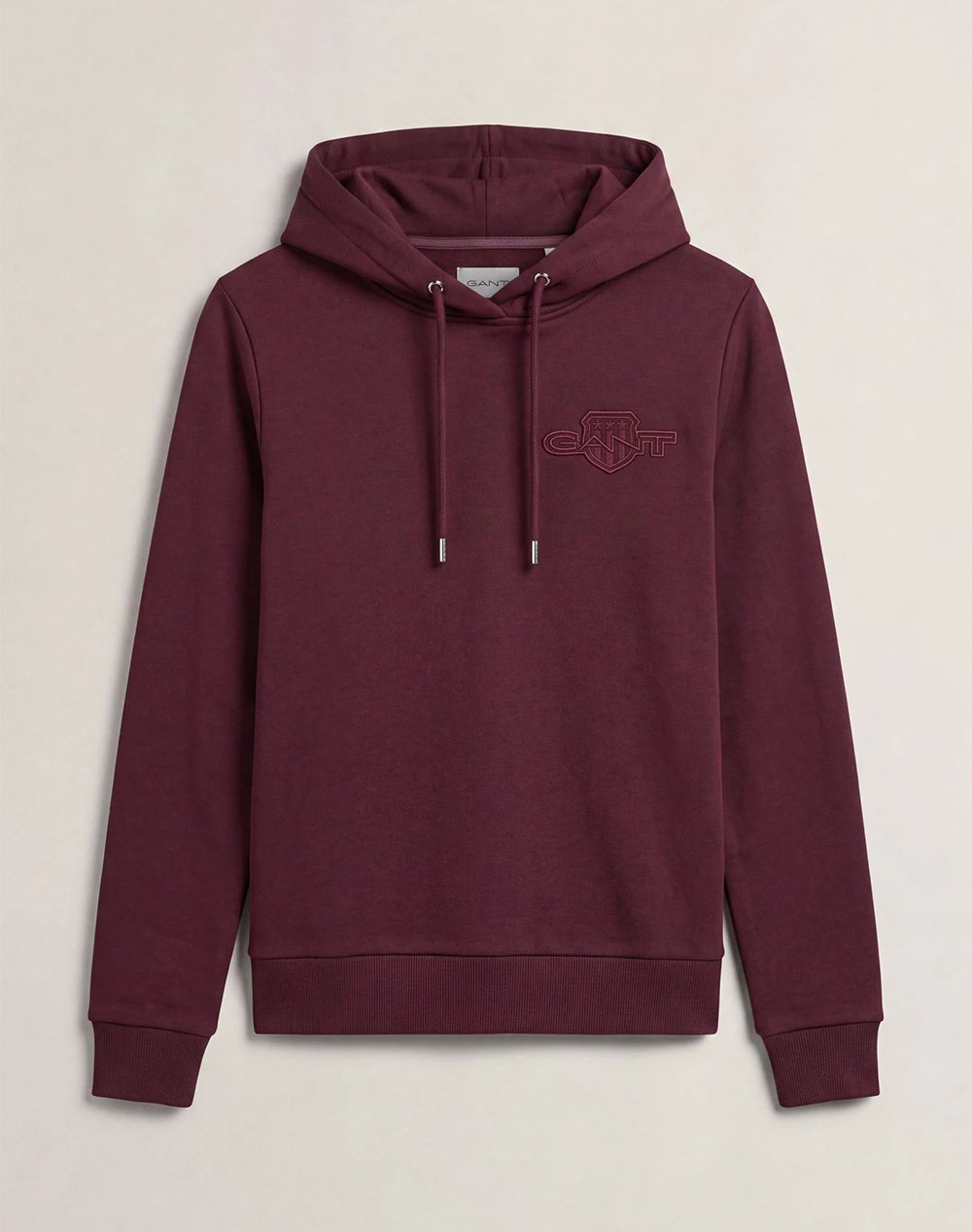 GANT СУИТШЪРТ С ДЪЛЪГ РЪКАВ REG TONAL SHIELD HOODIE