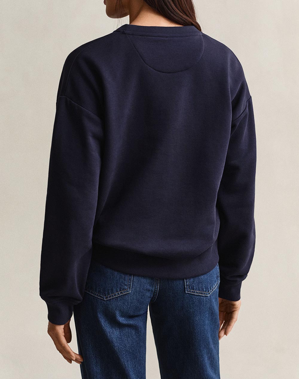 GANT СУИТШЪРТ С ДЪЛЪГ РЪКАВ SHIELD C-NECK SWEAT