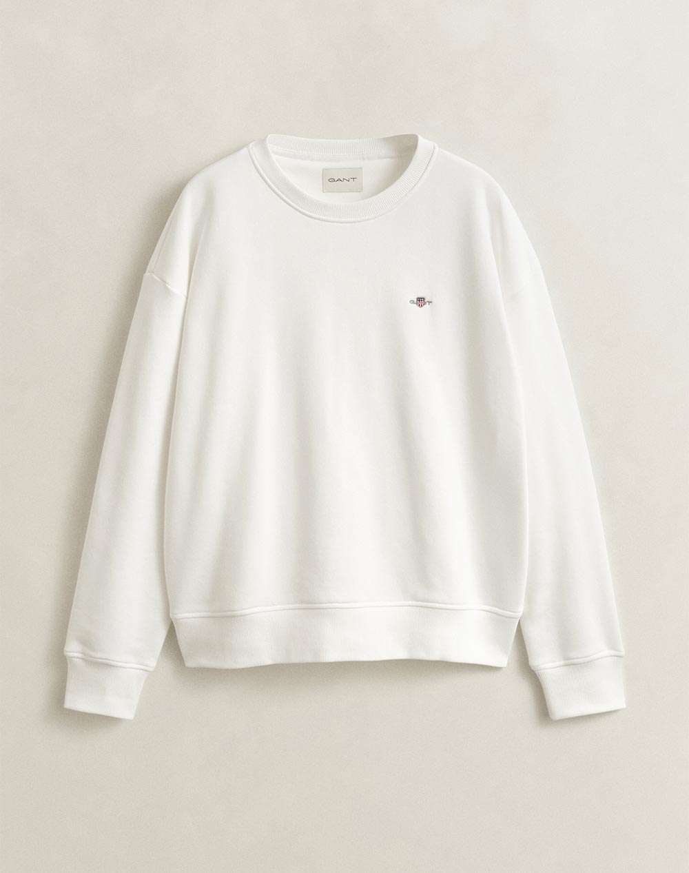 GANT СУИТШЪРТ С ДЪЛЪГ РЪКАВ SHIELD C-NECK SWEAT