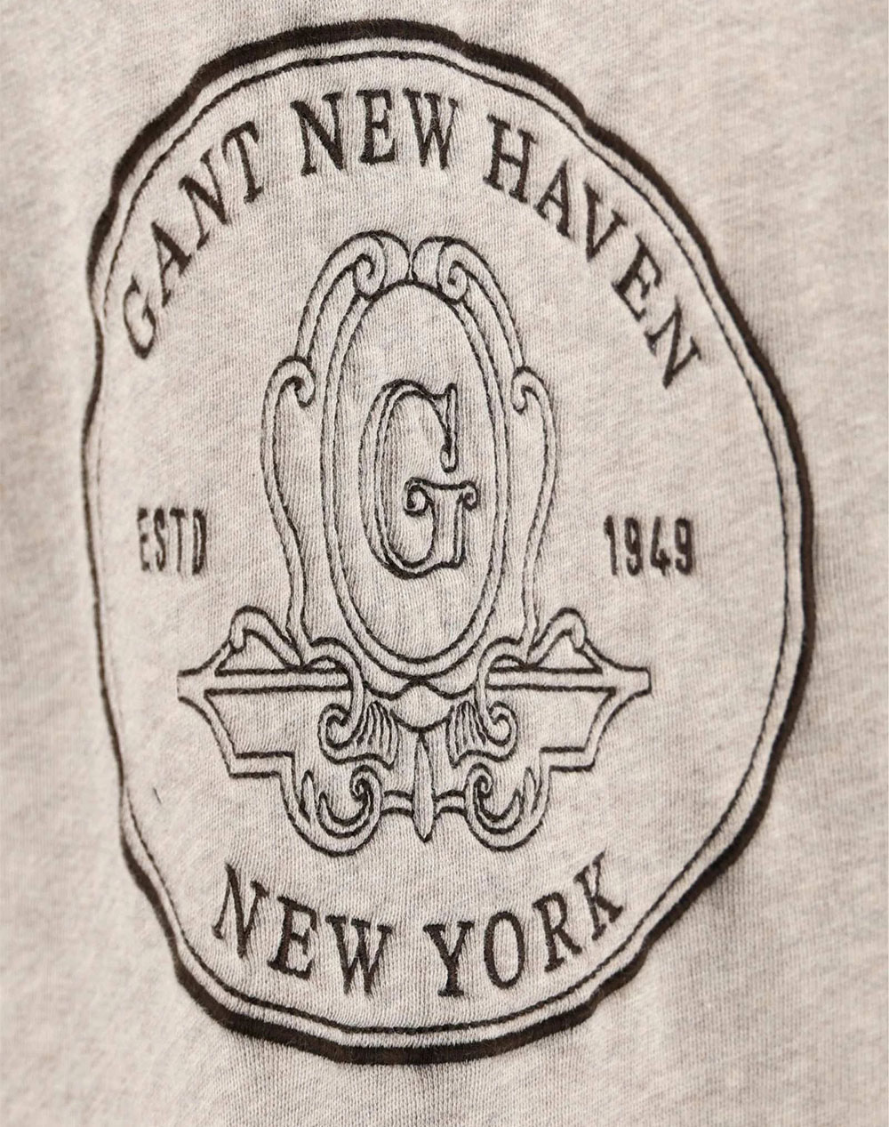 GANT СУИТШЪРТ С ДЪЛЪГ РЪКАВ GRAPHIC C-NECK SWEAT