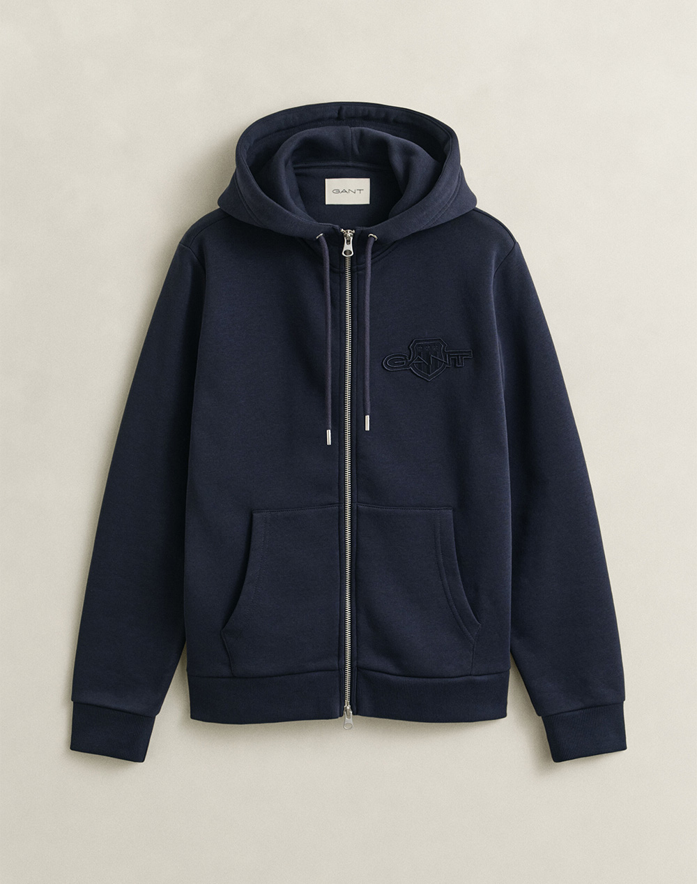 GANT ЖИЛЕТКА СУИТШЪРТ REG TONAL SHIELD ZIP HOODIE