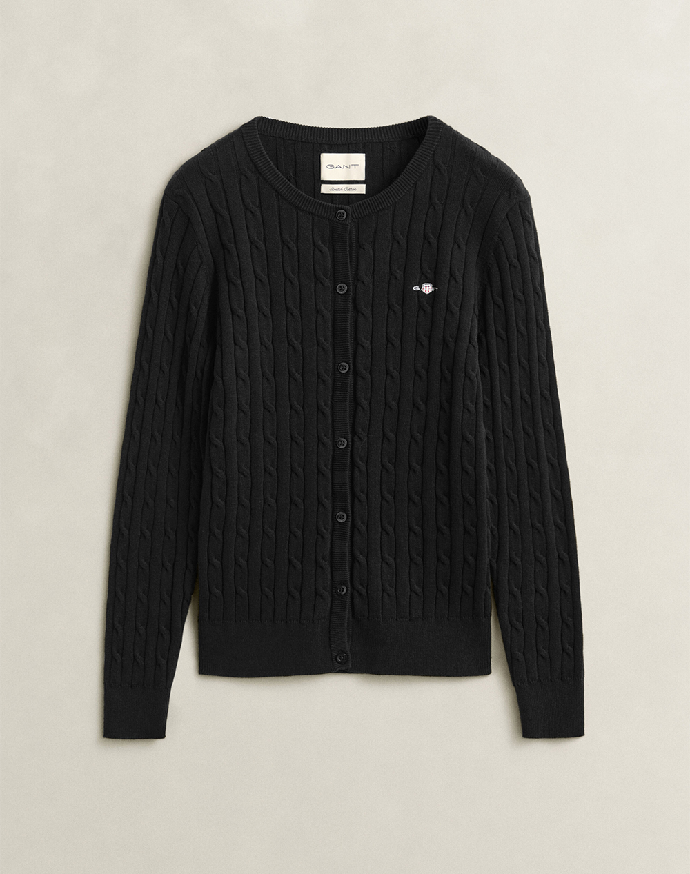 GANT ЖИЛЕТКА ПЛЕТЕНА STRETCH COTTON CABLE CARDIGAN