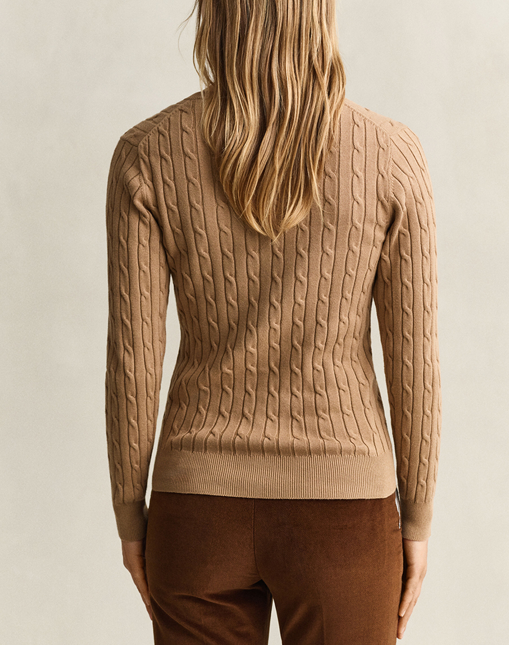 GANT ЖИЛЕТКА ПЛЕТЕНА STRETCH COTTON CABLE CARDIGAN