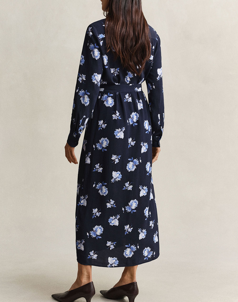 GANT РОКЛЯ FLORAL PRINTED FLUID SHIRT DRESS