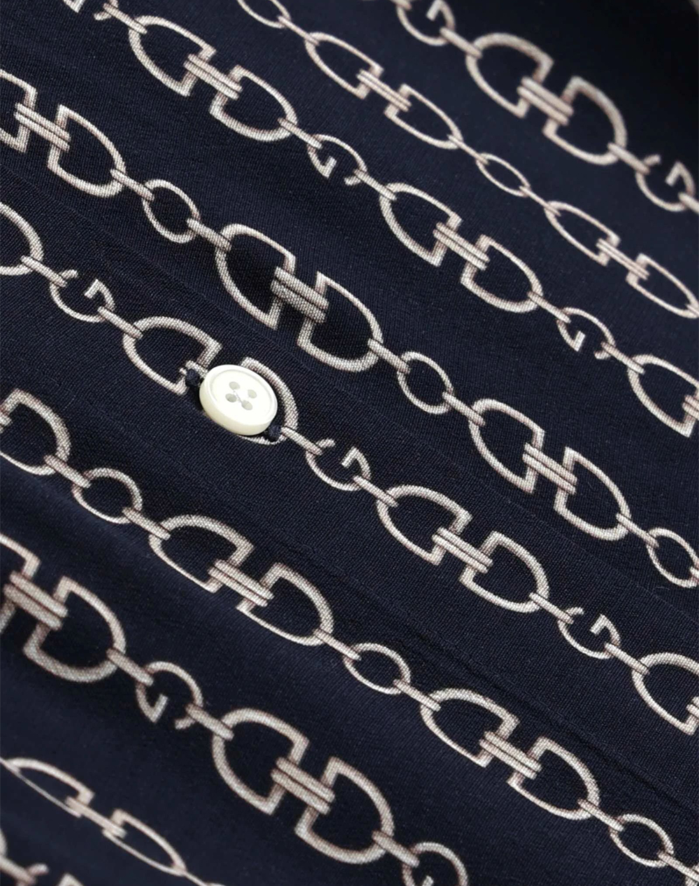 GANT РОКЛЯ PRINTED FLUID LS SHIRT DRESS