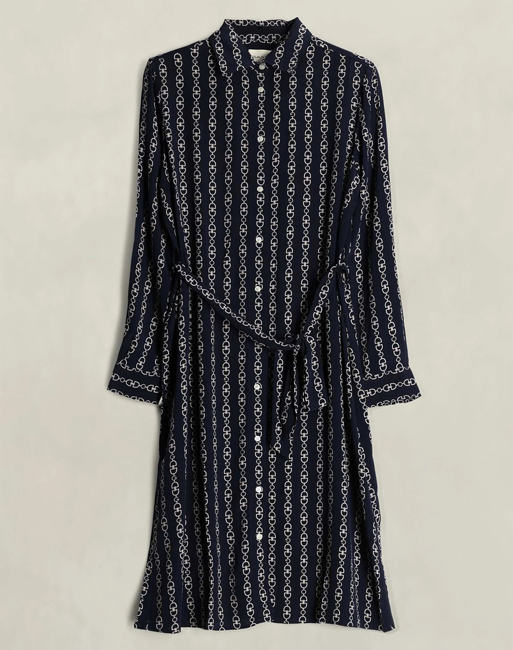 GANT РОКЛЯ PRINTED FLUID LS SHIRT DRESS
